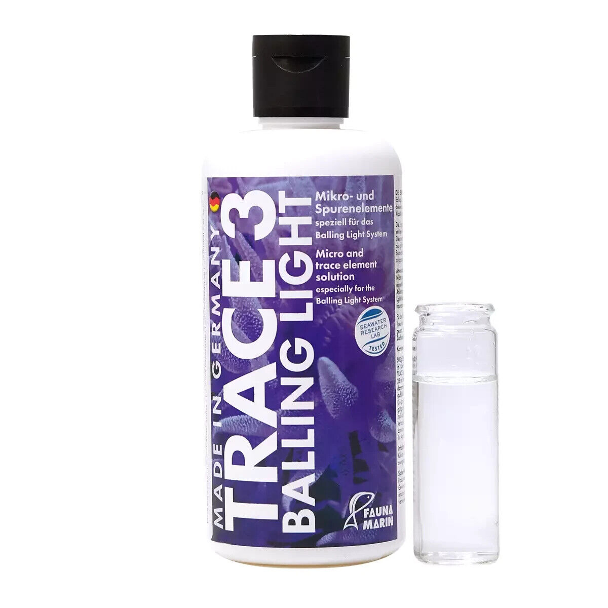 Fauna Marin, Trace 3 Balling Light, 250ml, Elementi traccia per acquario marino
