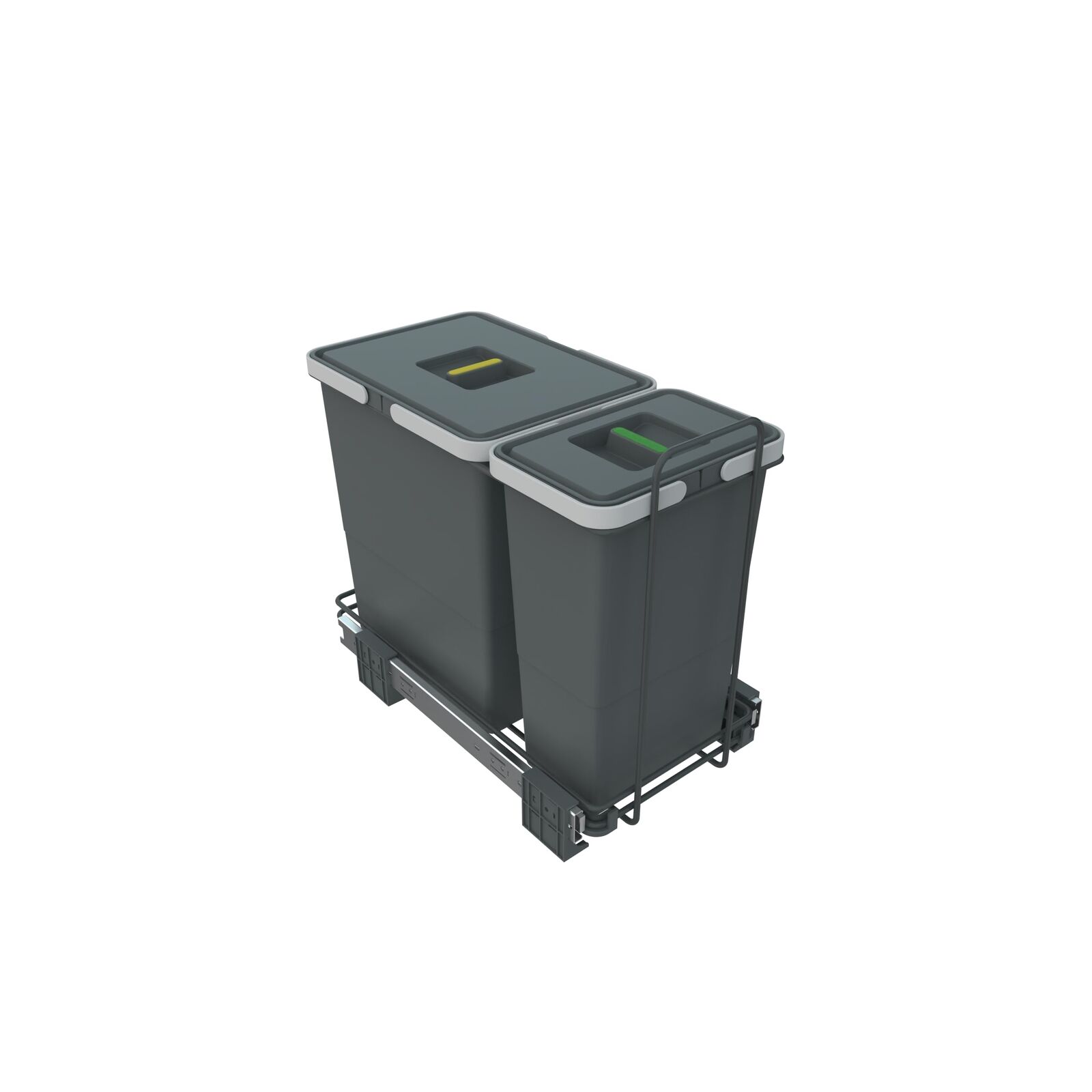 Elletipi PF01 34A1 Pattumiera Differenziata Estraibile per Base