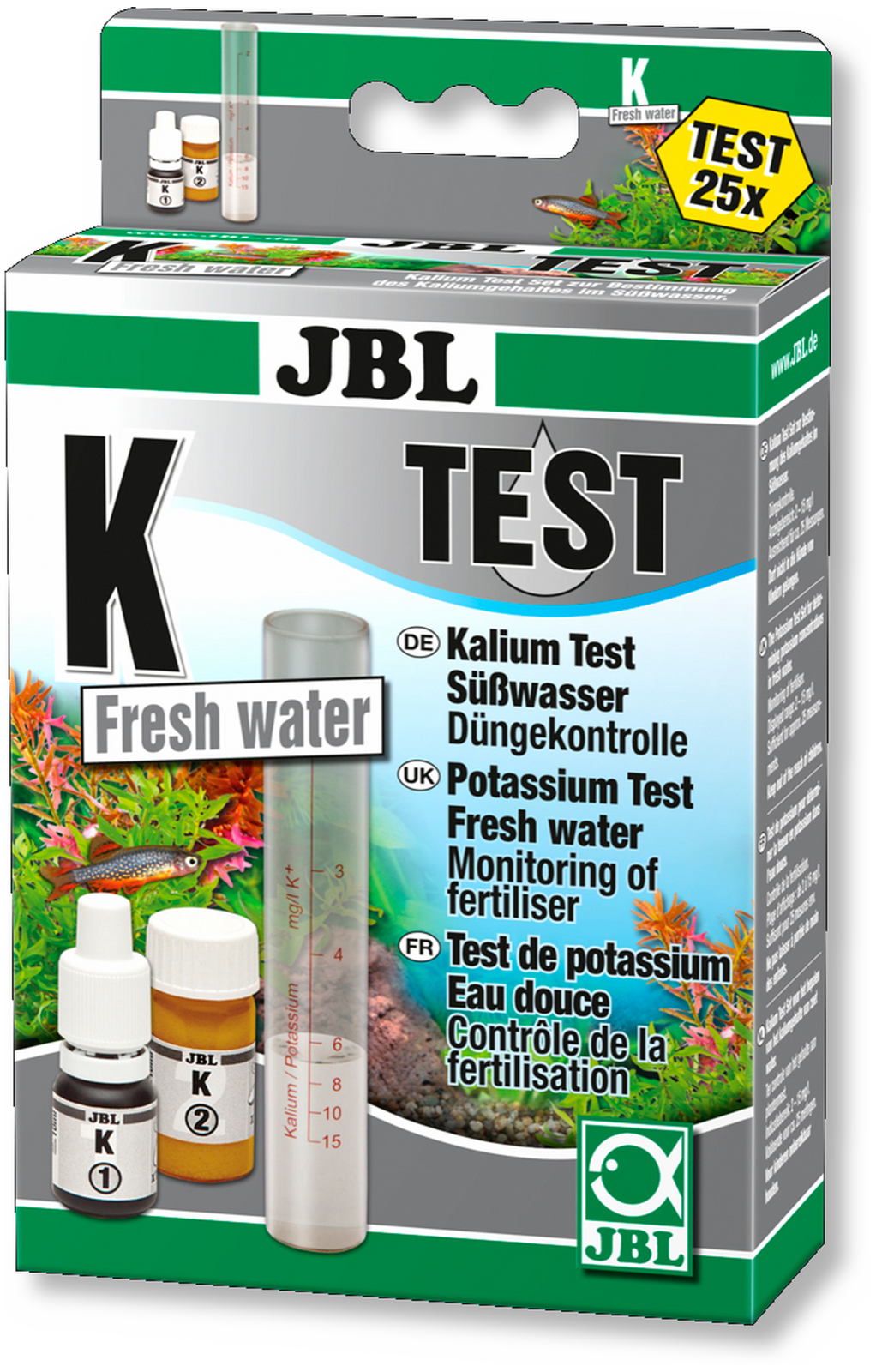 JBL PROAQUA TEST K POTASSIPO ACQUARIO ACQUA DOLCE PIANTE AQUASCAPING