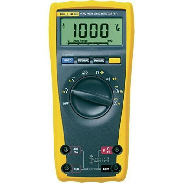 MULTIMETRO ACDC 1000V, 10A  FLUKE-175 EGFID