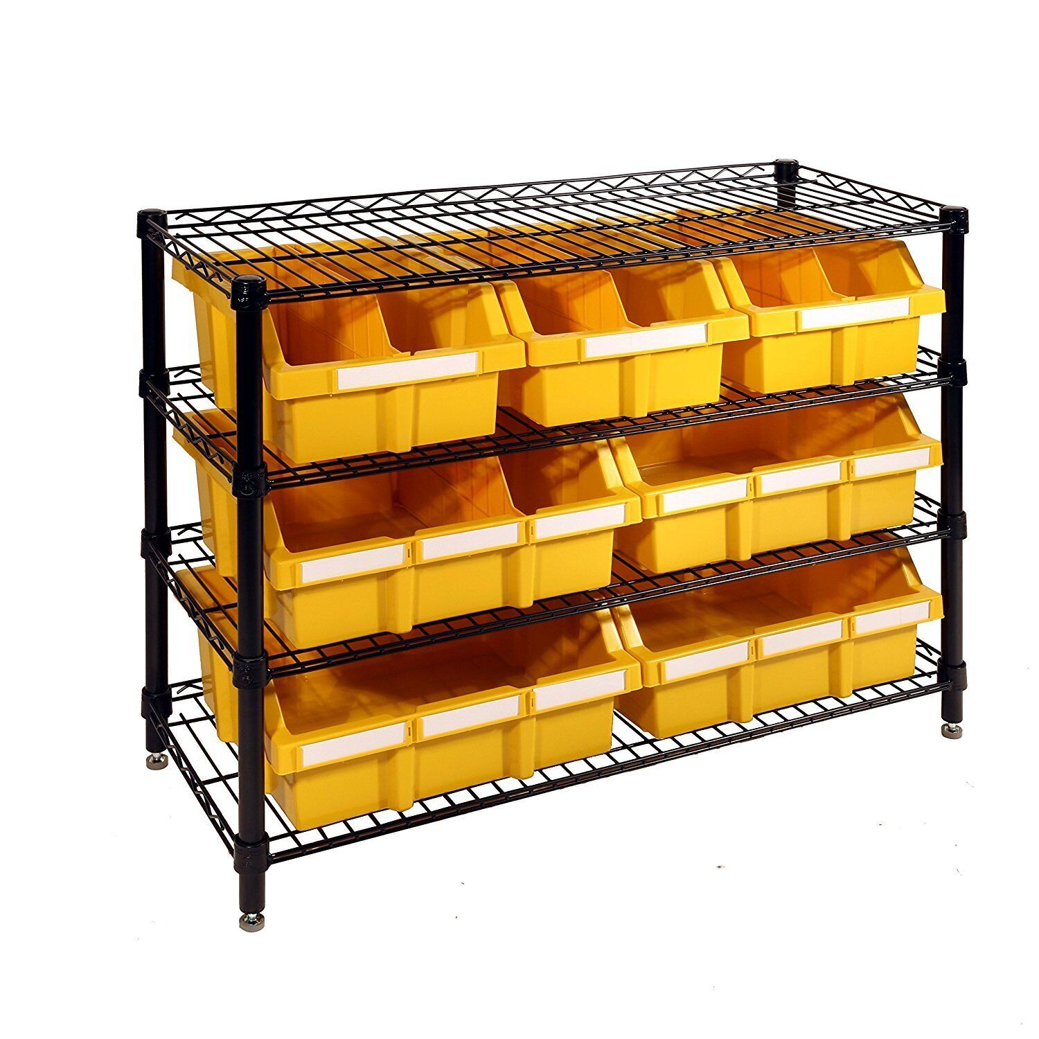 Seville Classics Scaffale con contenitori, 91.4 x 36,2 x 76,2 cm (A4Y)