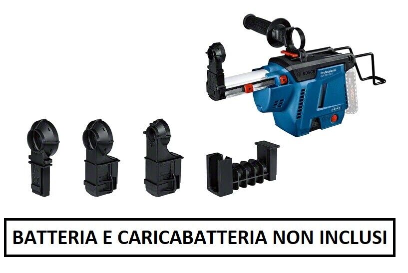 BOSCH GDE 18V-26 D ASPIRATORE BATTERIA X MARTELLI GBH BOSCH COMP. BAT. NON INCL.