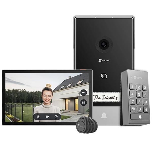 EZVIZ TP7 VIDEOCITOFONO + TASTIERINO + 5 RFID TAG 2K SCHERMO TOUCH 7"