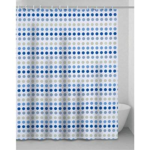 Tenda doccia palline in vinile + anelli cm 240x200