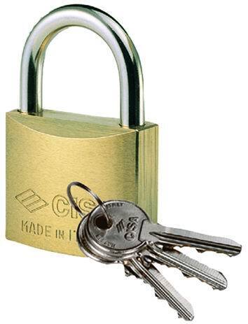 LUCCHETTO CISA OTTONE 22010 CIFRATURA GA 0075      30 MM