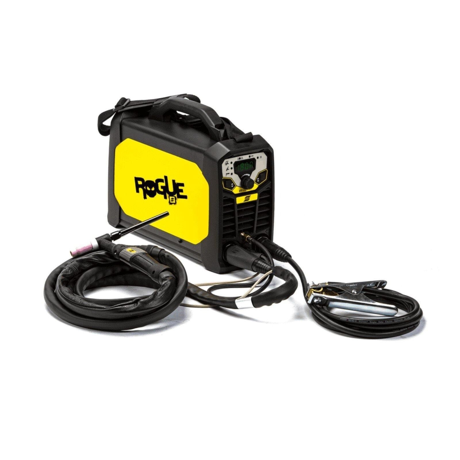 Saldatrice Inverter TIG HF e MMA 180A ESAB ROGUE ET 180i con accessori