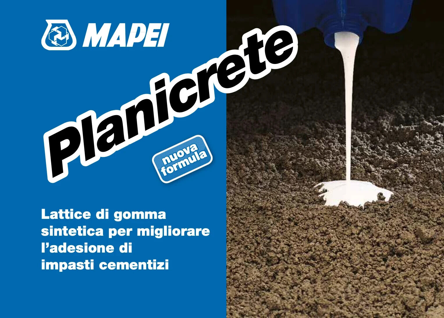 PLANICRETE MAPEI 1 kg - Lattice di gomma sintetica per impasti cementizi
