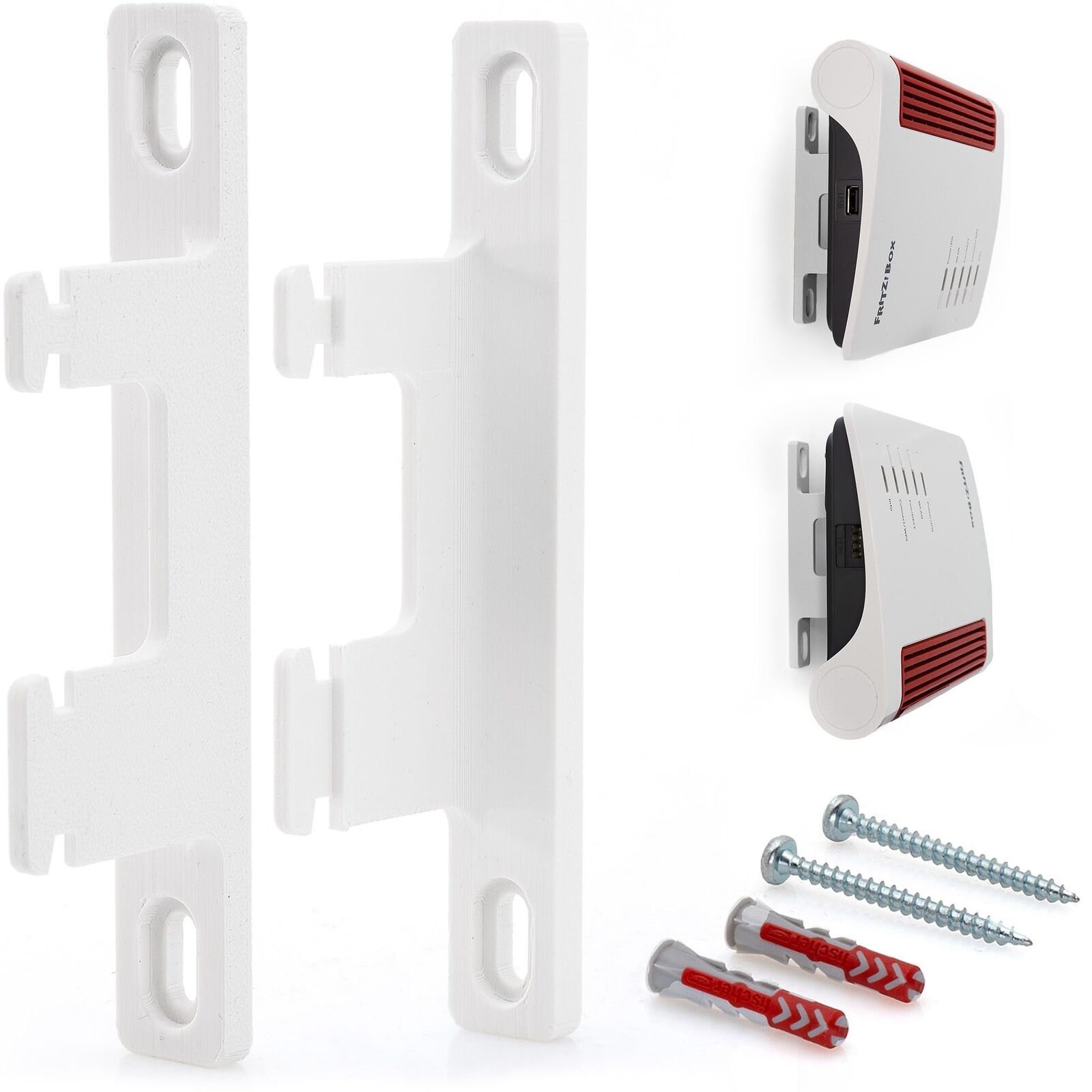 Babotech Supporto a Parete per Fritzbox 7590 AX 7530 7510 5590 5530 6660 6890...