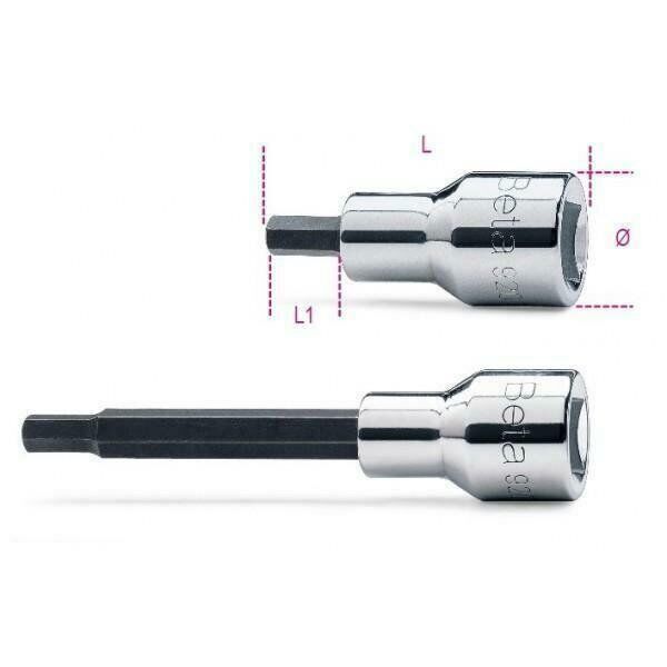 BETA INSERTO ESAGONALE MASCHIO DA MM.6 CON BUSSOLA FEMMINA DA 1/2 - 920PE6L