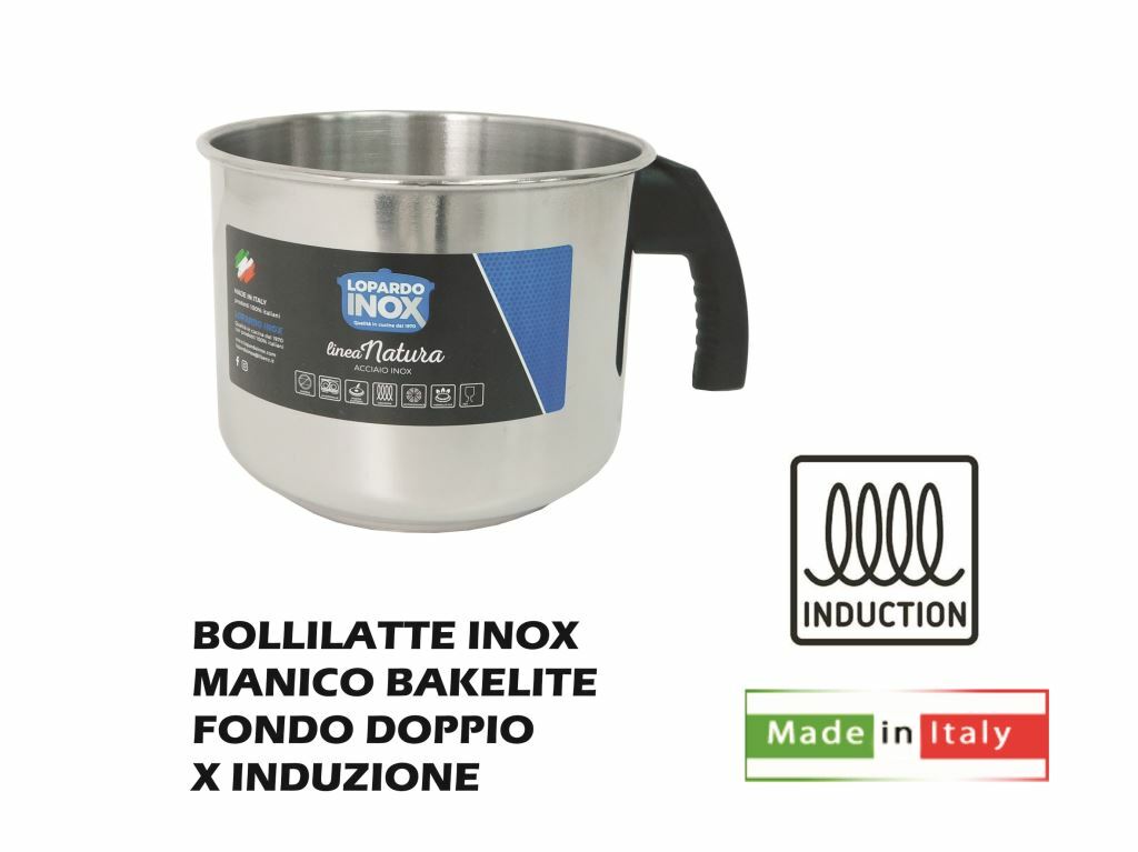 BOLLILATTE BRICCO INOX CM.12 X INDUZIONE