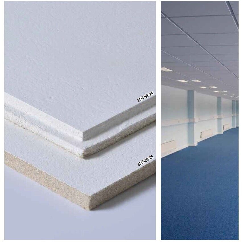 ITP PANNELLO CONTROSOFFITTO SMOOTH FIBRA MINERALE LISCIA 60X60x1.5/5.76MQ (16PZ)