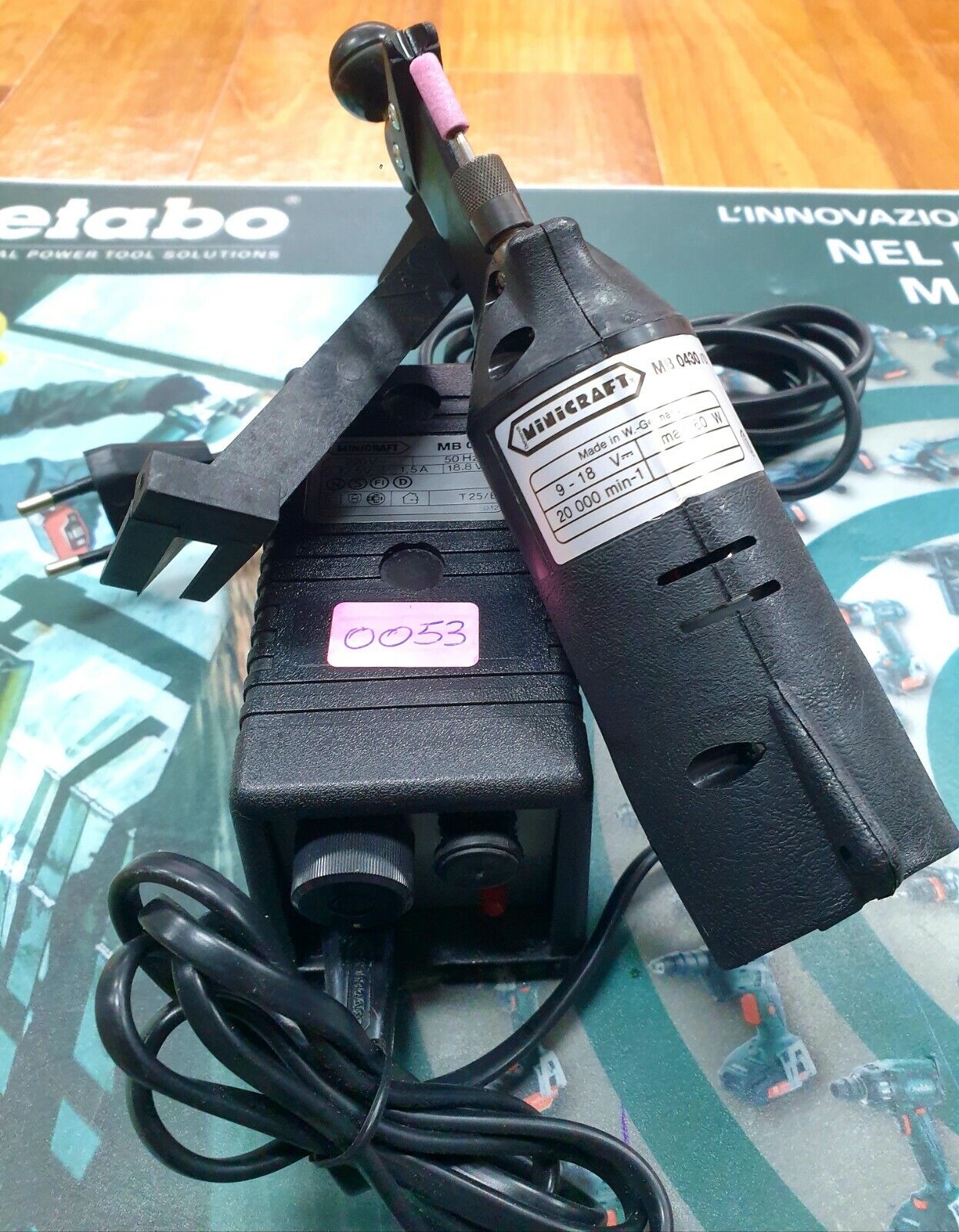 AFFILA CATENA E TRASFORMATORE CON VARIATORE DI VELOCITA' MINICRAFT MB0730 MB0430