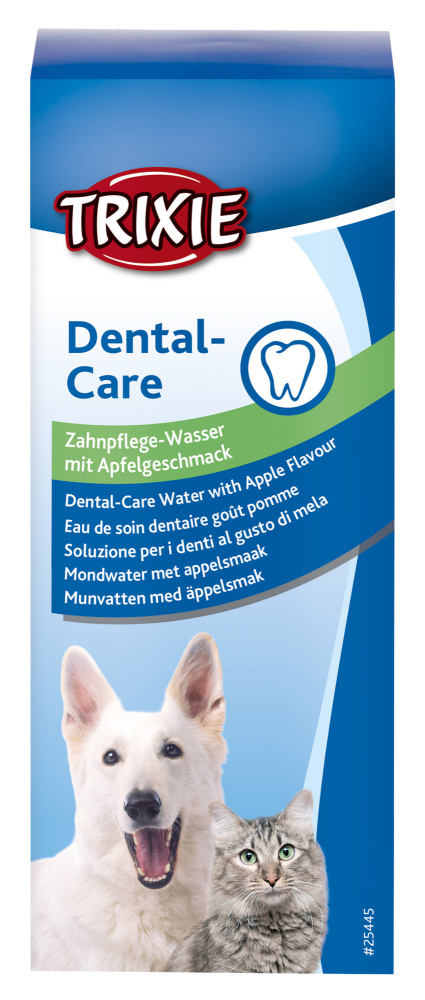Soluzione per i denti  cani/gatti a gusto ottima igiene orale  mela 300ml TRIXIE