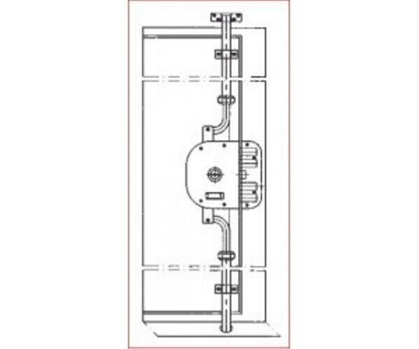 ASTE CR PER SERRATURE APPLICARE ART.91  3 CHIUSURE CURVE