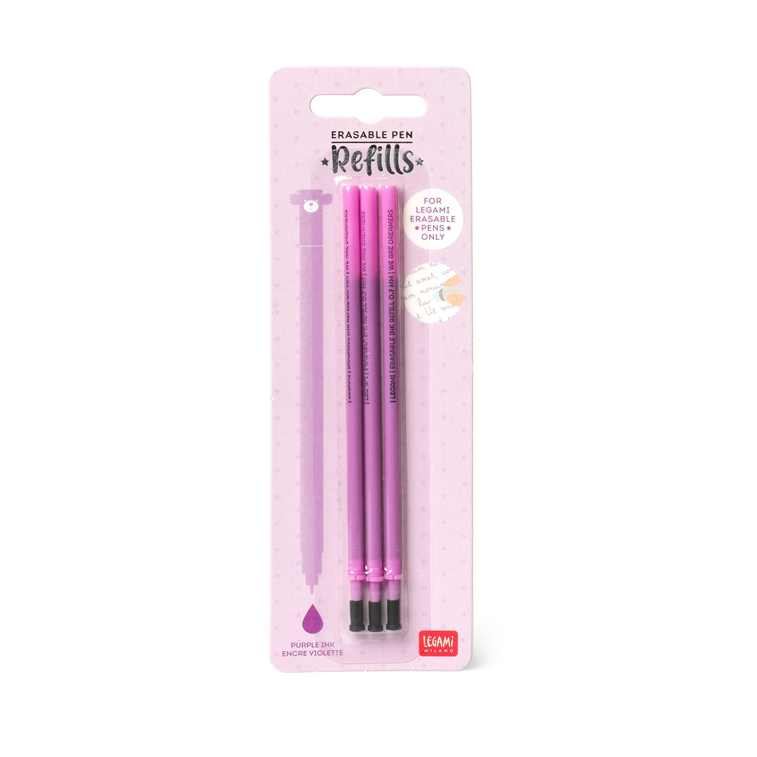 Refill Per Penna Cancellabile  3pz Viola | Legami