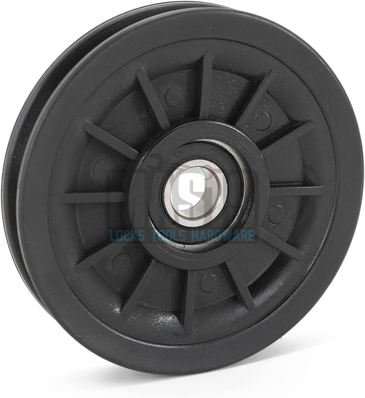 CARRUCOLA NYLON SU CUSCINETTI PER BASCULANTE DIAMETRO mm.100
