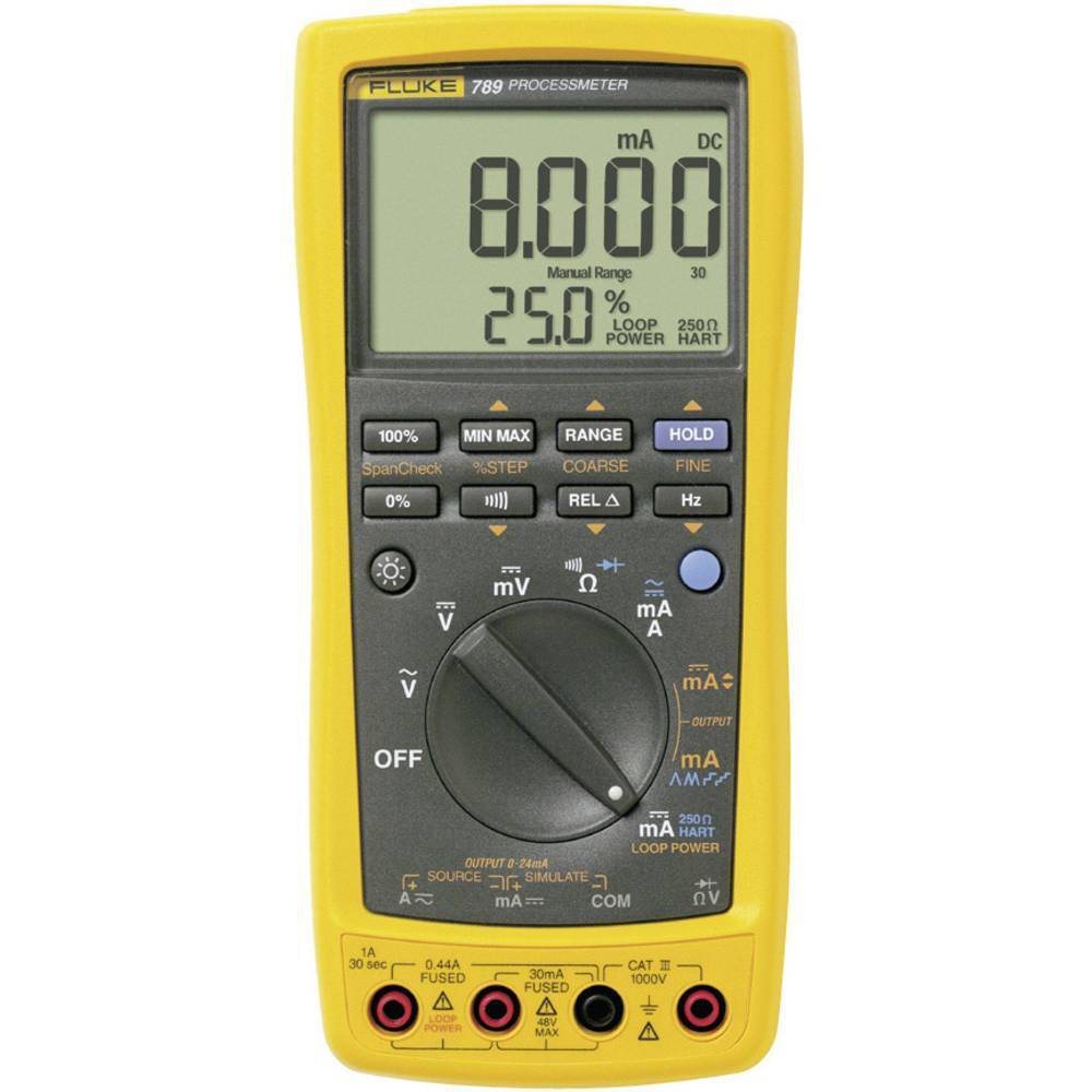 Fluke 789/EUR Multimetro portatile digitale Corrente di uscita CAT III 1000 V,