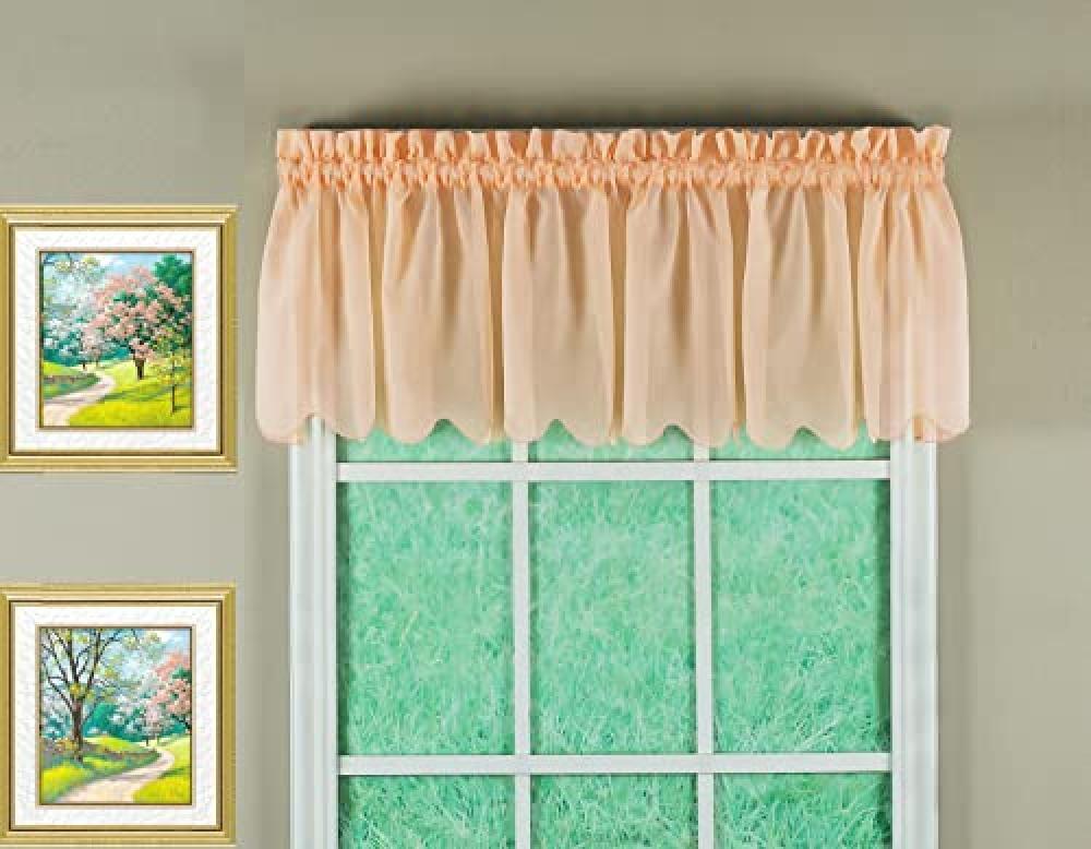 (TG. Valance 60W x 14L) Today's Curtain Emelia - Mantovana in voile originale, 3