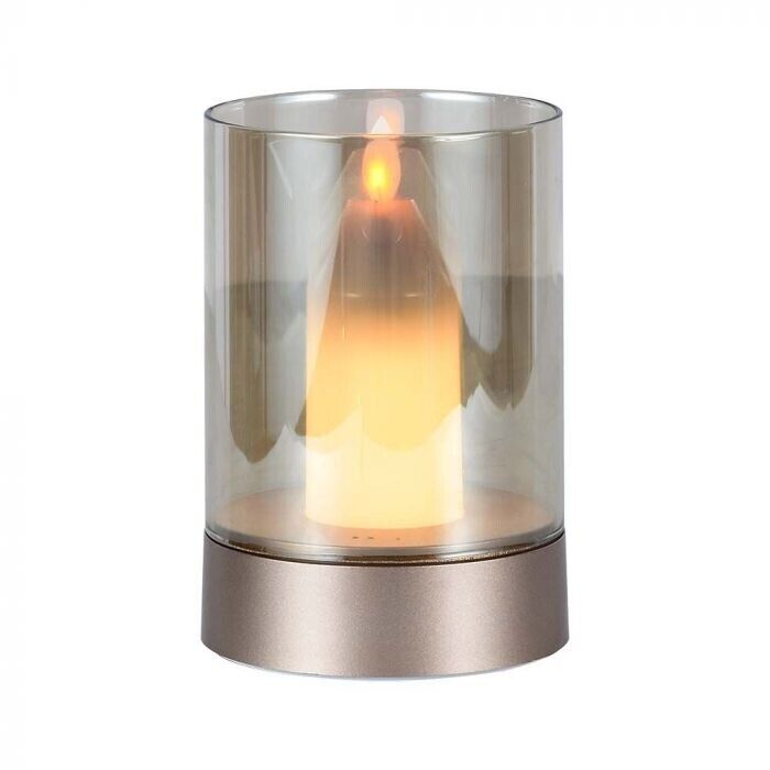 V-TAC VT-7564 Lampada da tavolo candela LED 2W 3000K con batteria ricaricabile c