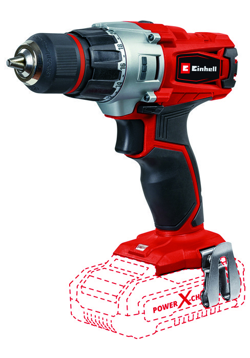 Einhell TRAPANO AVVITATORE A BATTERIA EXPERT TE-CD 18/2 LI -SOLO