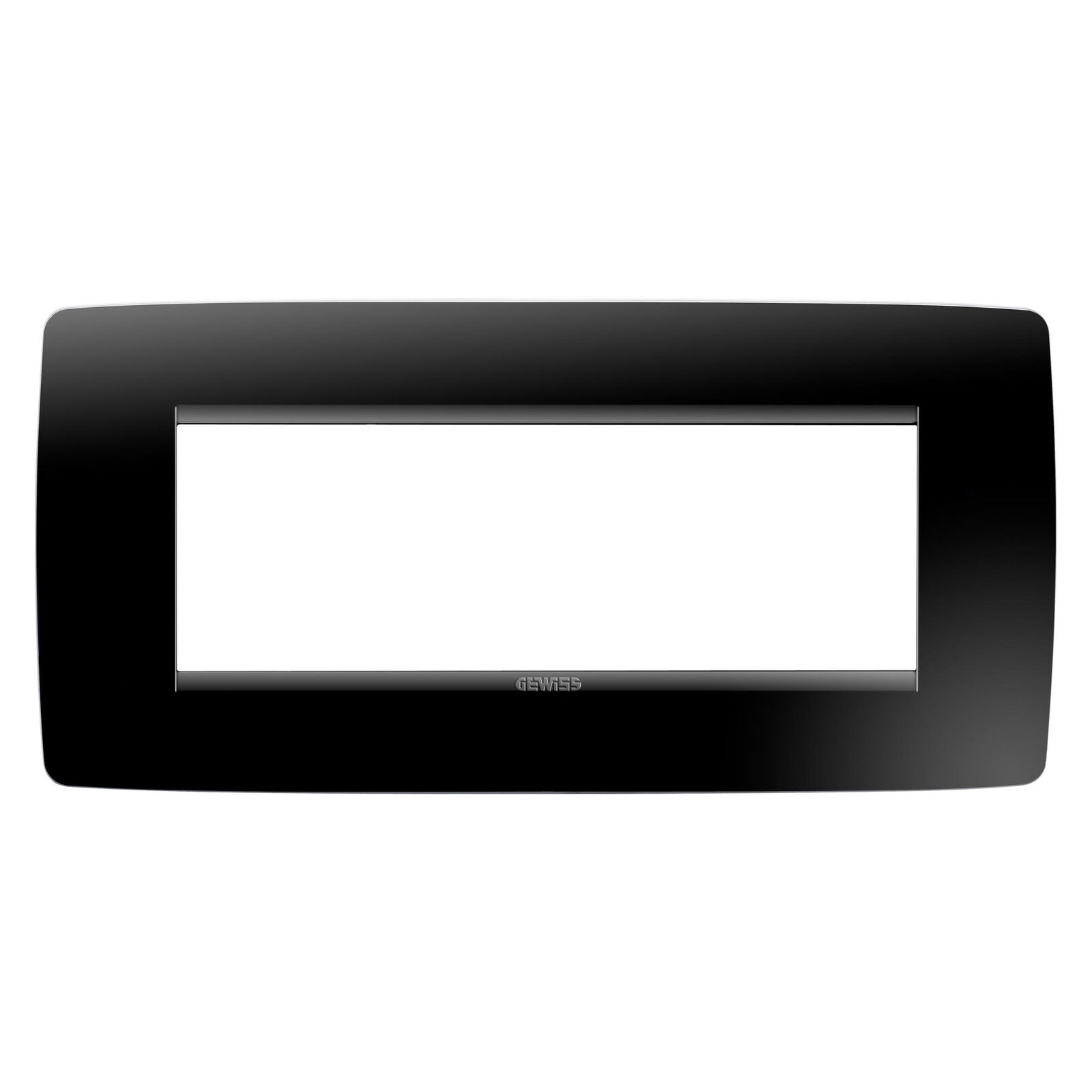 Gewiss GW16106TN Chorus - placca 6 moduli nero toner