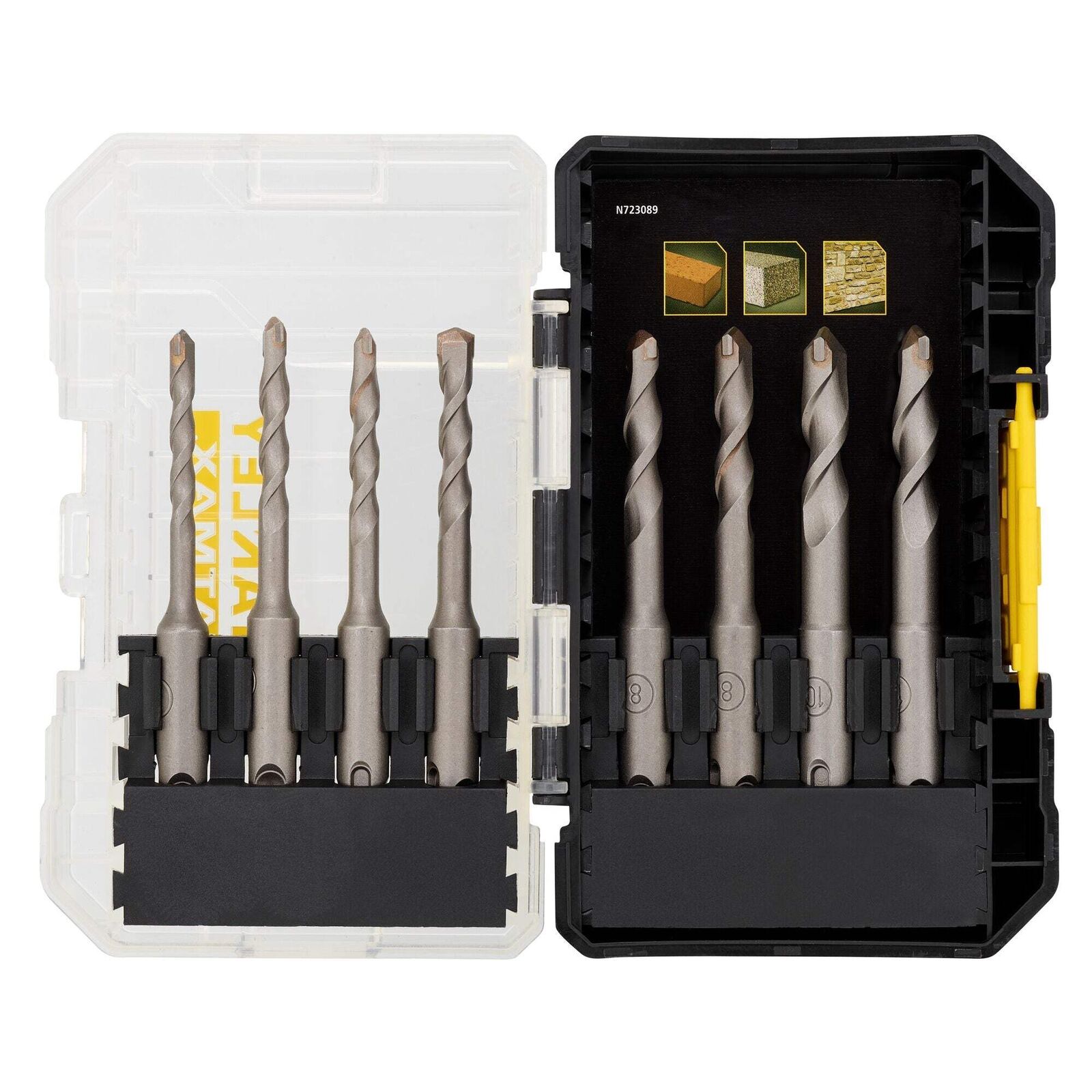 Stanley Fatmax STA88555-XJ Set 8 punte SDS-Plus premium per forare
