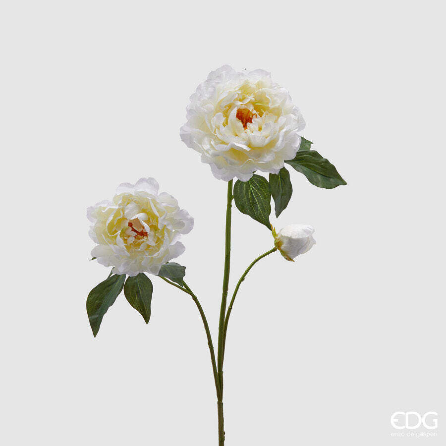 EDG Enzo De Gasperi EDG Enzo De Gasperi Ramo Peonia Artificiale con Fiori, Biocc