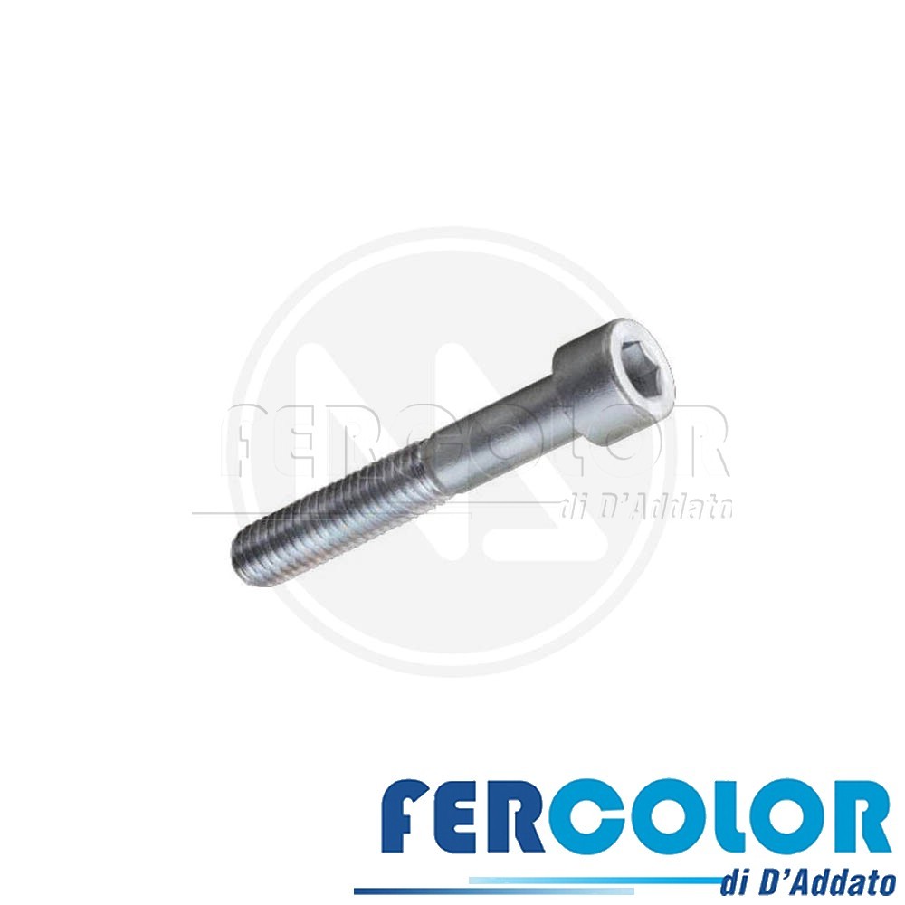 200 Viti per metallo Testa Cilindrica Esagono Incassato 8x25 mm Zincate