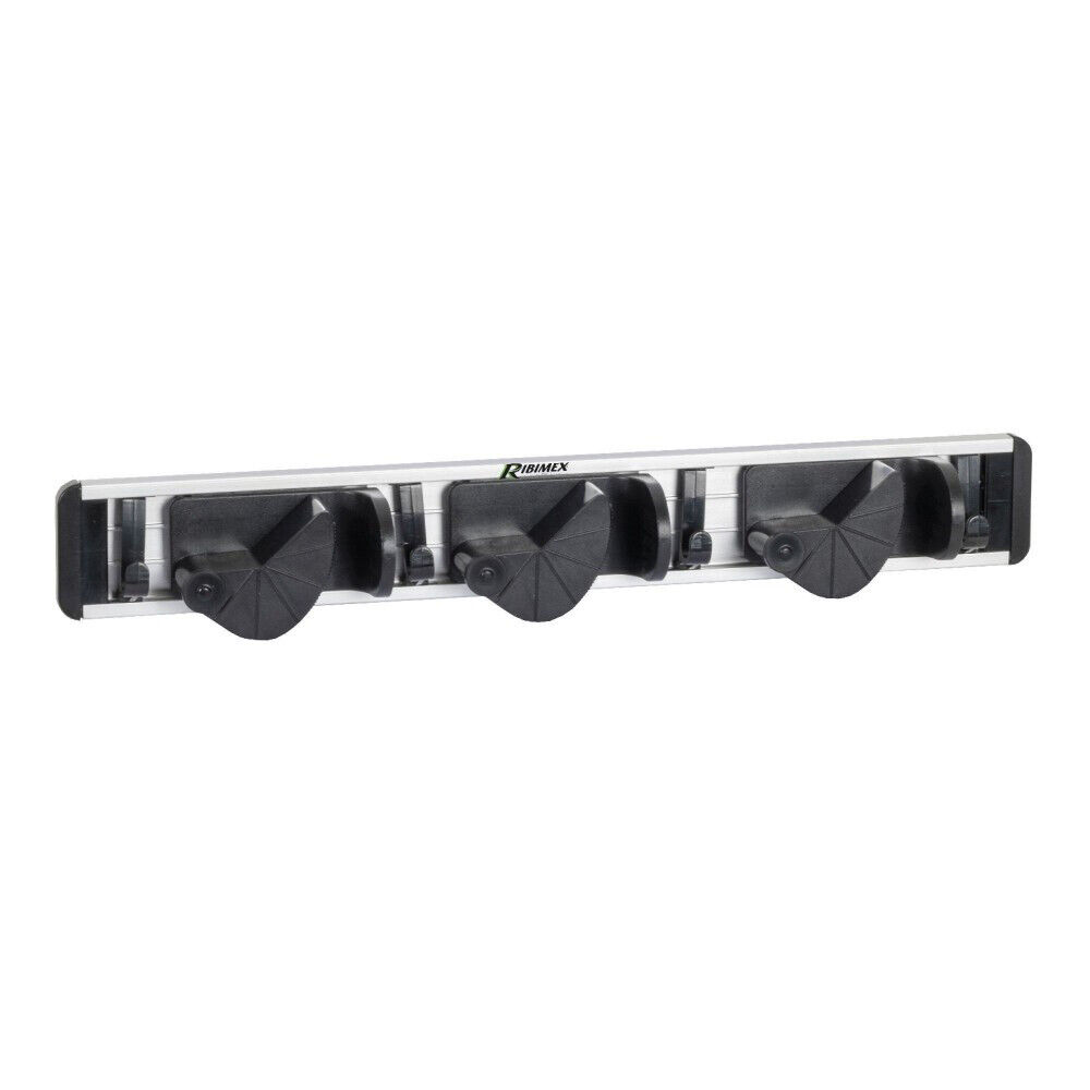 PORTA SCOPE DA MURO MURALE 3 FERMA SCOPE + 4 GANCI ±37,5x5,4 cm RIBIMEX