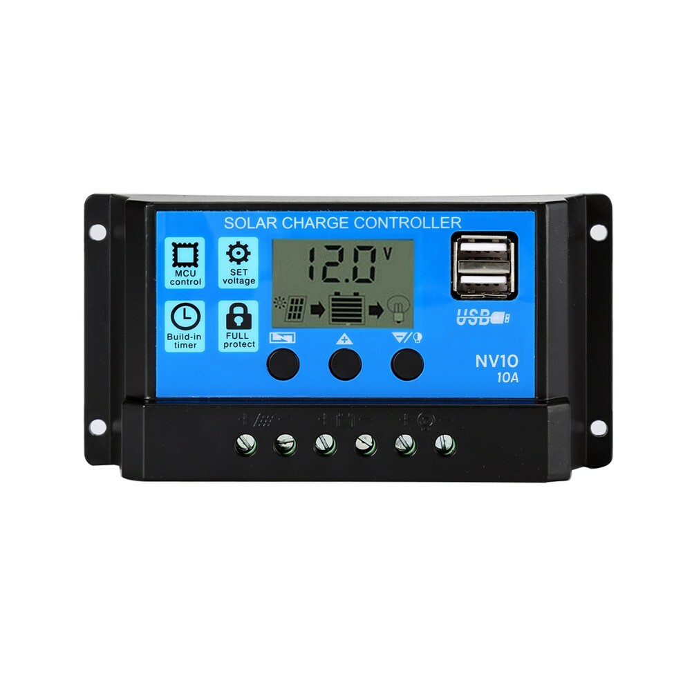 Regolatore di carica PWM 10A 12/24V | NV10 | NV Solar