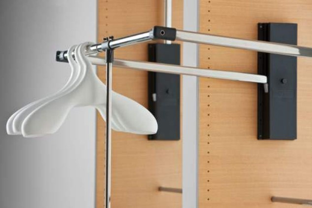 Appendiabito saliscendi grane portata, Servetto professionale regolabile cm 87-1
