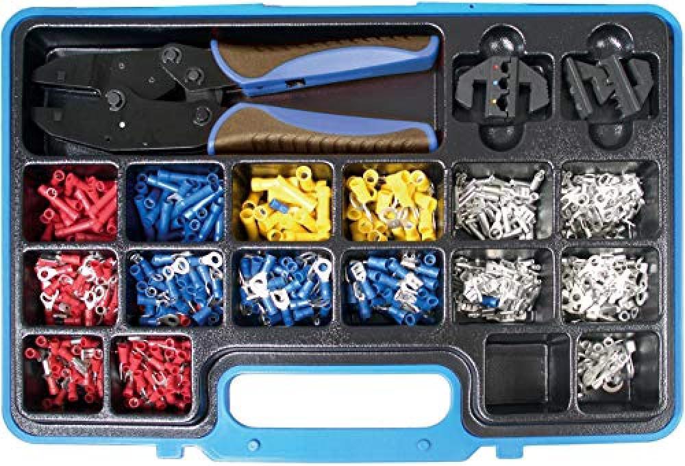BGS 1411 1411-Set di pinze crimpatrici con capicorda, 1000 pezzi, 0 W, 0 V, Mult