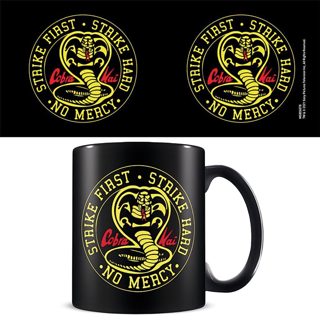 Pyramid International Cobra Kai Mug in confezione regalo (design emblema) nero 3