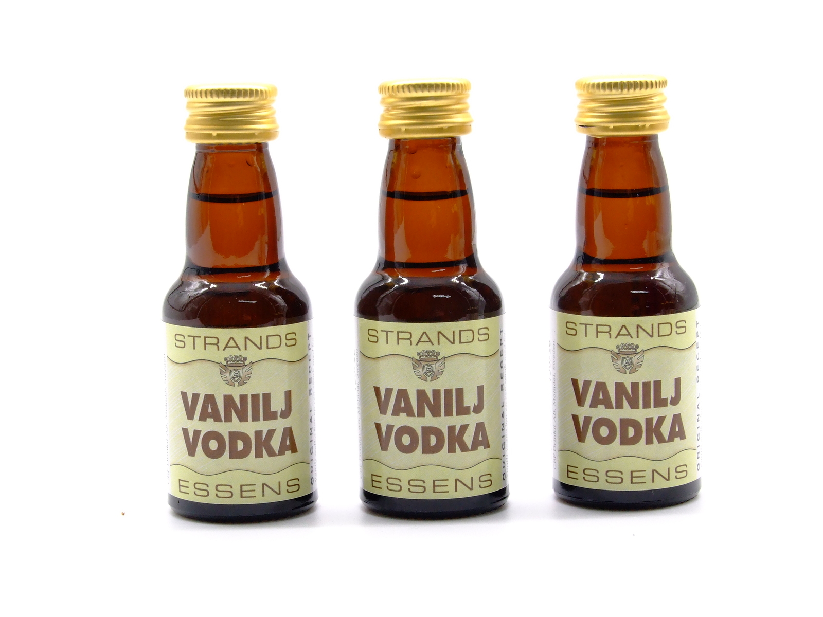 3 x Vanilla Vodka 25ml - Senza Alcool, Essenza di Vodka, Aroma per Torta