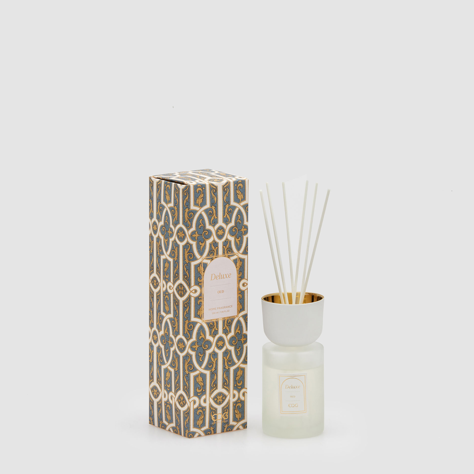 EDG Enzo De Gasperi Profumatore Diffusore con Bastoncini Bottiglia Deluxe 220ml