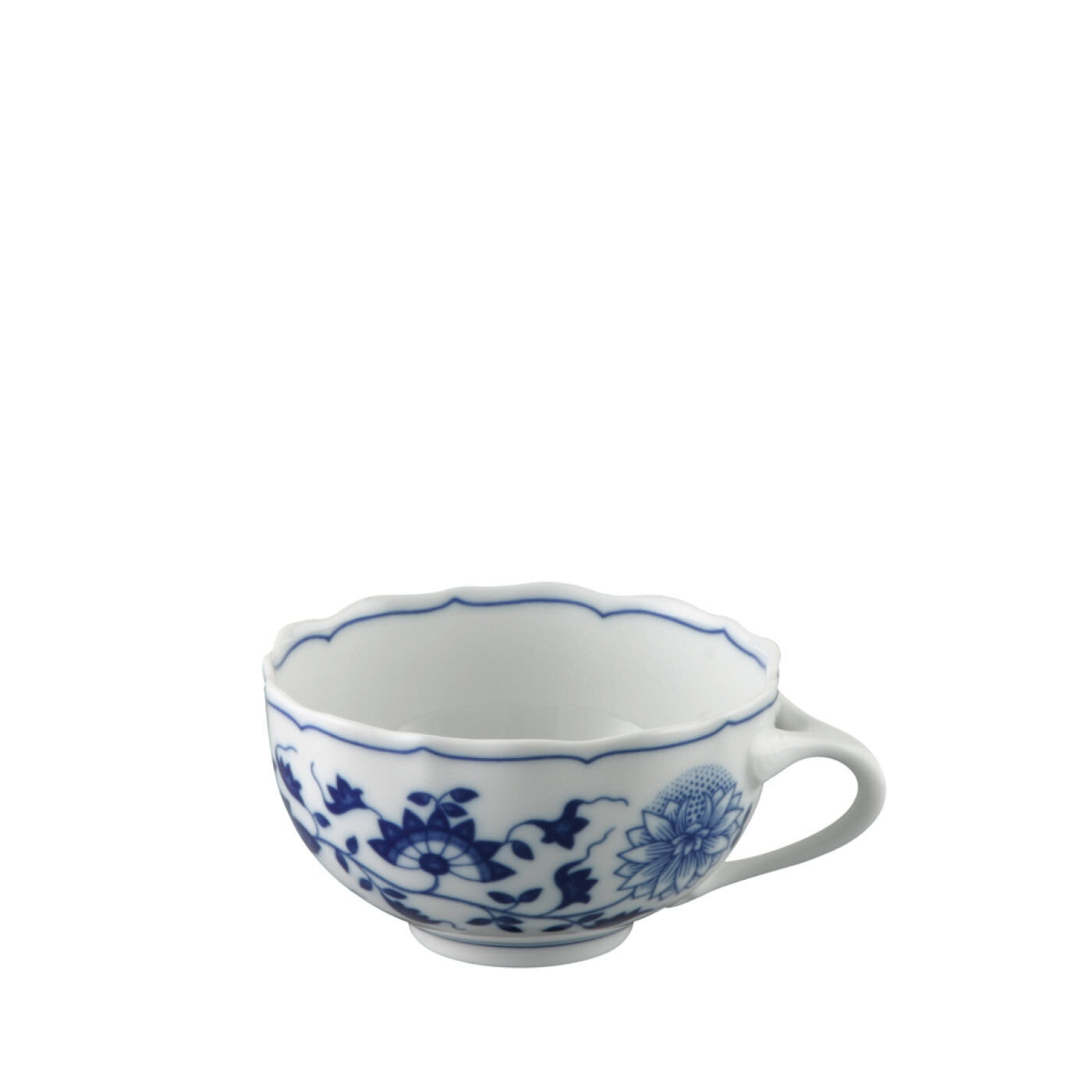 Hutschenreuther - Blau Zwiebelmuster - 10 Tazze Tè Con Piatto - Rivenditore