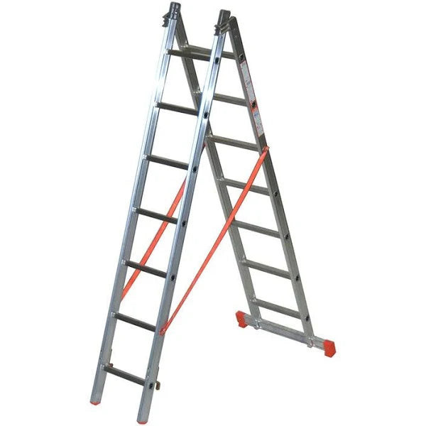 Scala in alluminio trasformabile - Facal Genia - Gradini 2x7 - G250-2