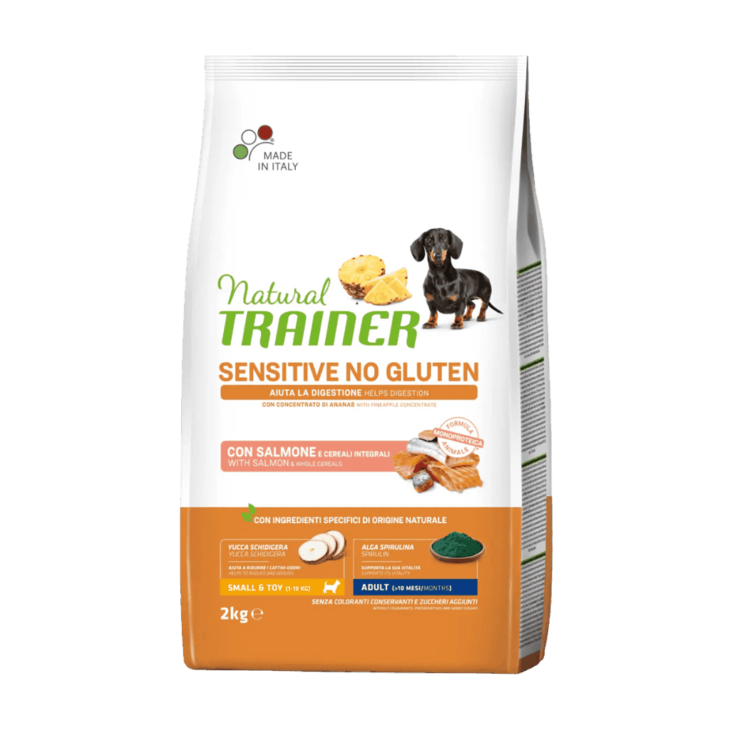Natural Trainer Small&amp;Toy Sensitive No Gluten Adult Salmone