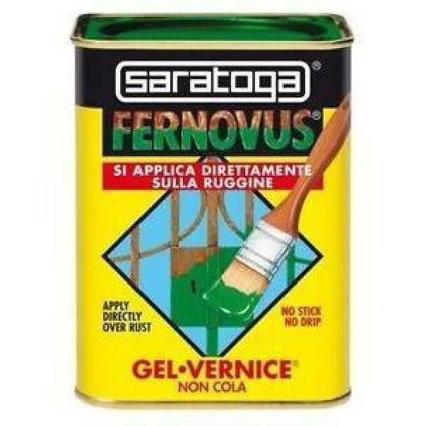 SARATOGA SMALTO GEL FERNOVUS MARTELLATO GRIGIO SCURO ML.750