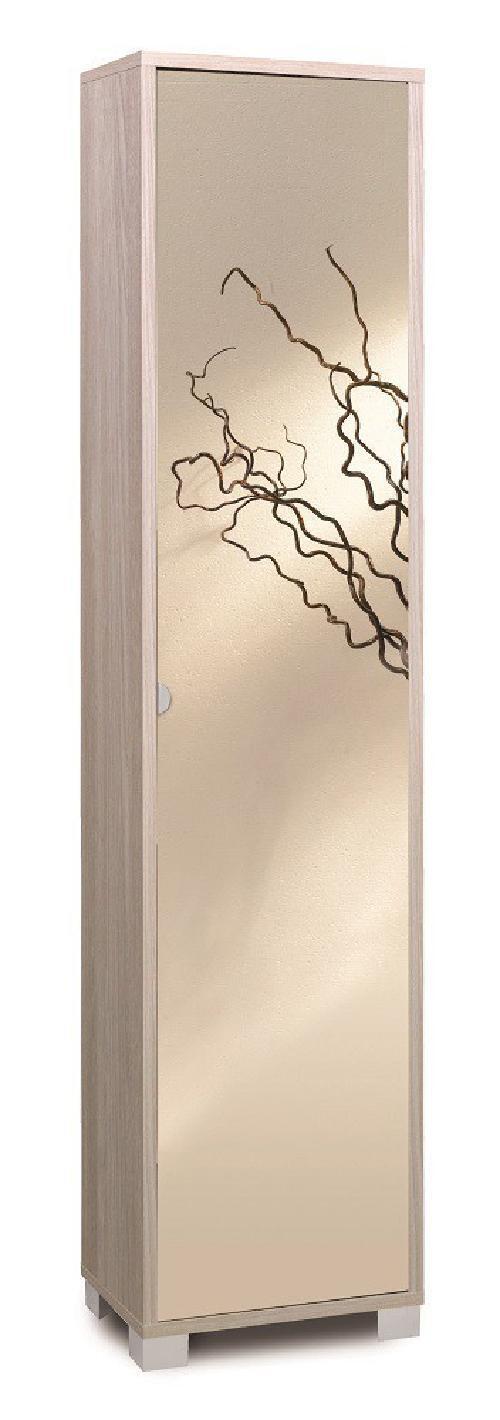 KIT MOBILE COLONNA 4  CON SPECCHIO H190 L43 P29 Cm RIPIANI FINITURA OLMO  SARMOG