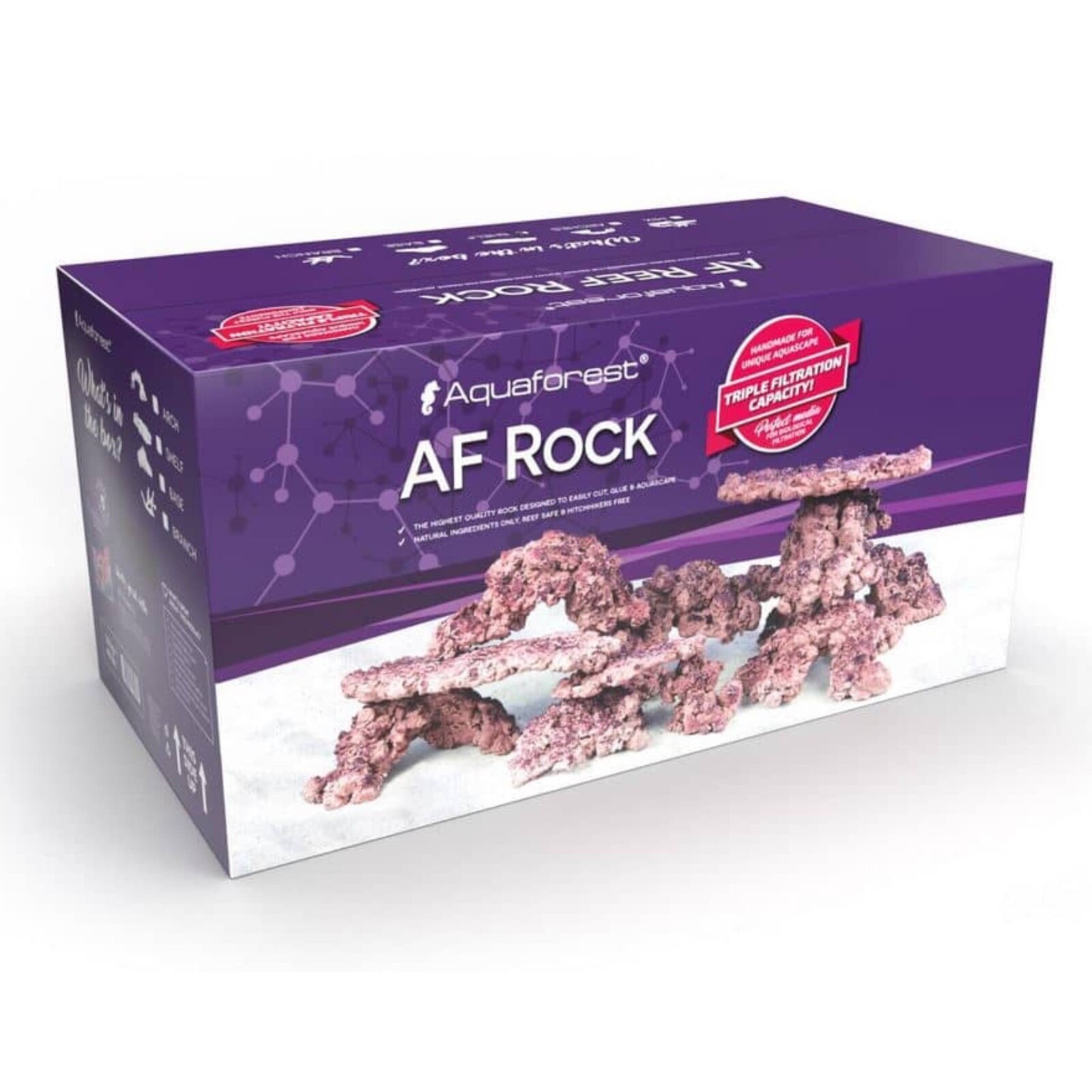 AQUAFOREST ROCK MIX 18 KG KIT COMPLETO DI ROCCE PER ACQUARIO MARINO CORALLI