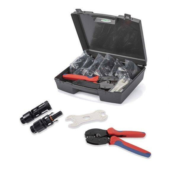 KIT VALIGETTA CONNETTORI FOTOVOLTAICI FM4 30MASCHI+30FEMMINE + PINZA + COPPIA CH