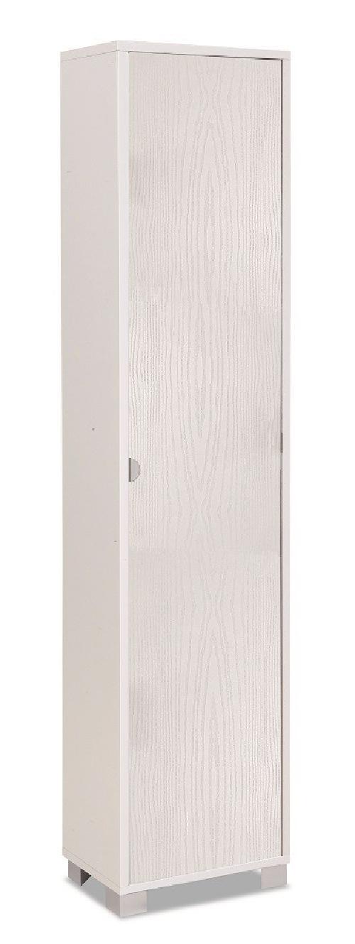 KIT MOBILE COLONNA 4 RIPIANI H190 L43 P29 Cm FINITURA BIANCO FIAMMATO SARMOG 744
