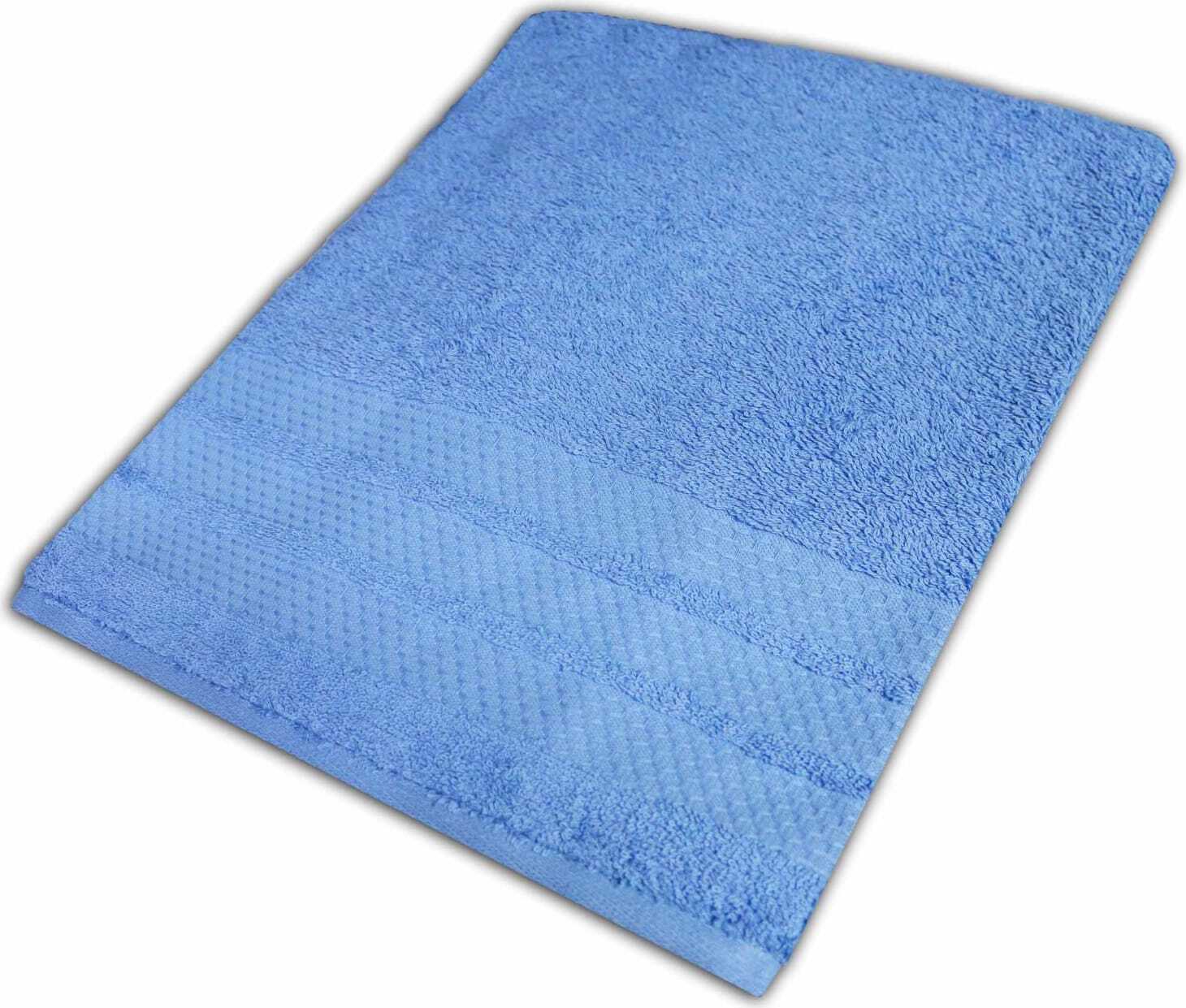 Asciugamano Doccia Spugna Telo Doccia Cotone 70x140 cm Azzurro - Dedra Gabel