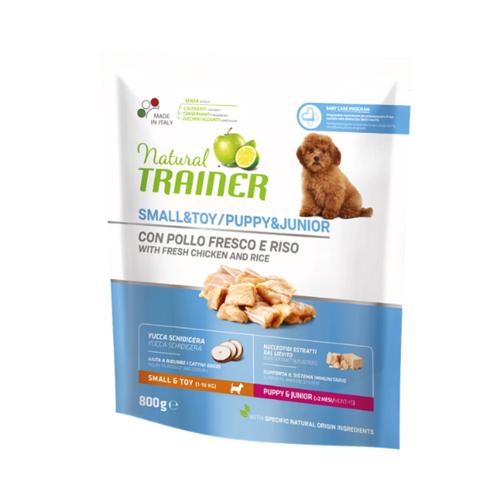 Natural Trainer Small&amp;Toy Puppy&amp;Junior con Pollo