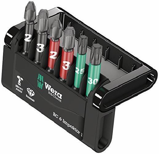 Wera 05057695001 Assortimento di Bit, Bit-Check 6