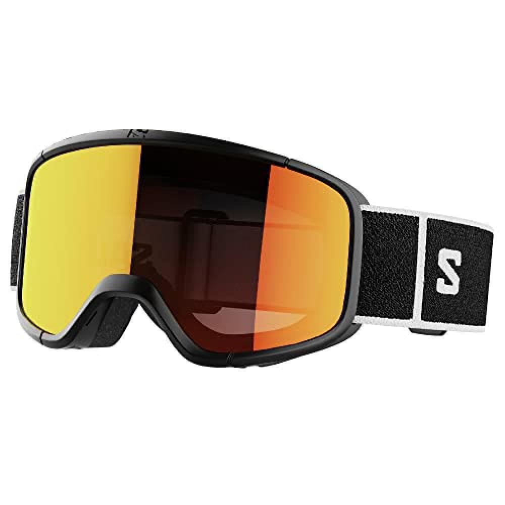 (TG. NS) SALOMON AKSIUM 2.0 S, Goggles Unisex-Adult, Black, NS - NUOVO