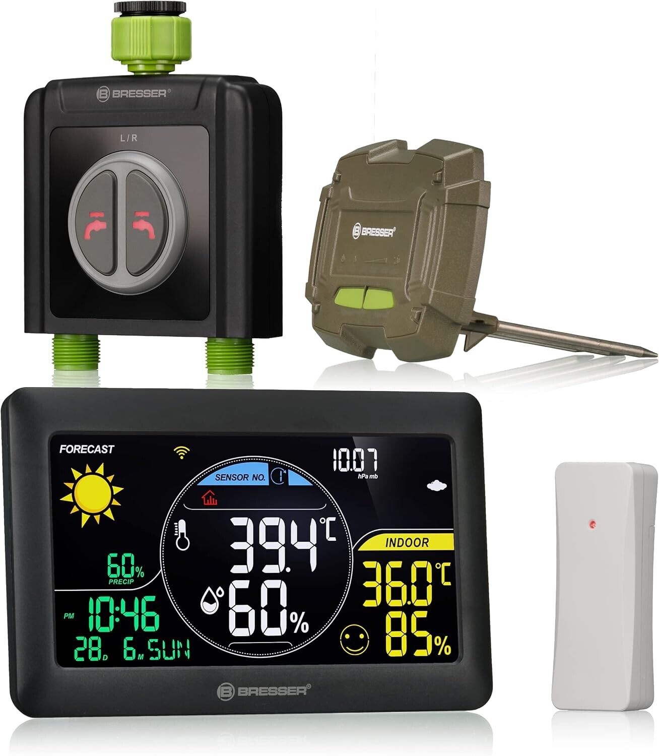 BRESSER Sistema di irrigazione Smart Garden Smart Home Duo 7510200 NUOVO