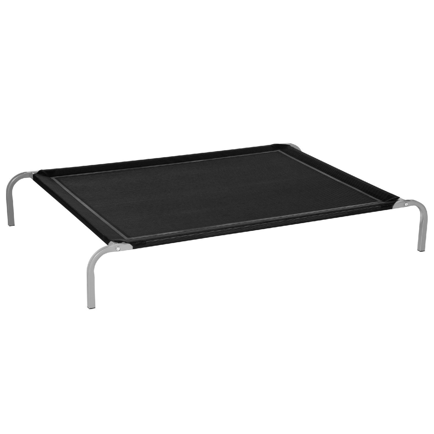 Lettino per Cani   Capacità fino a 32kg Traspirante 130x90x20cm Nero 064V03BKD04