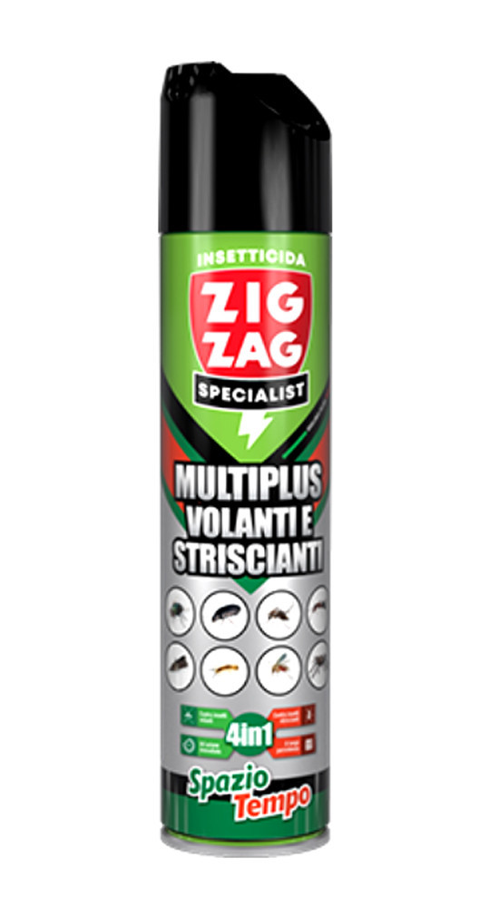 Insetticida Spray Multiplus Volanti/Striscianti Specialist 600 ml ZIGZAG